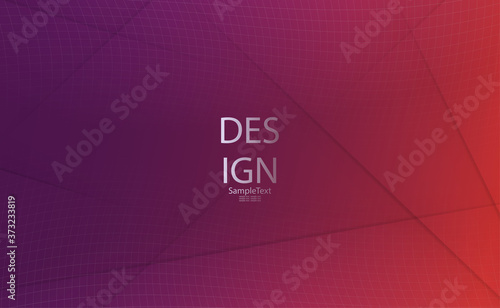 Abstract geometric design with a gradient of brown and purple hues, chaotically drawn stripes, a dull mesh pattern