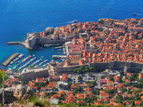Dubrovnik, Croatia. Picturesque view on the old town
