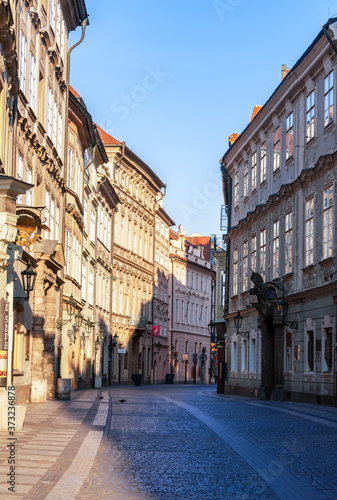 Prague, Czech Republic: Celetna Street in Old Town, on early morning © UlyssePixel