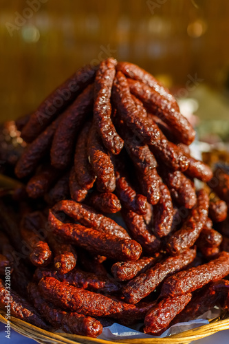 Photography Hungarian traditional Meat Specialties Budapest Food Fair