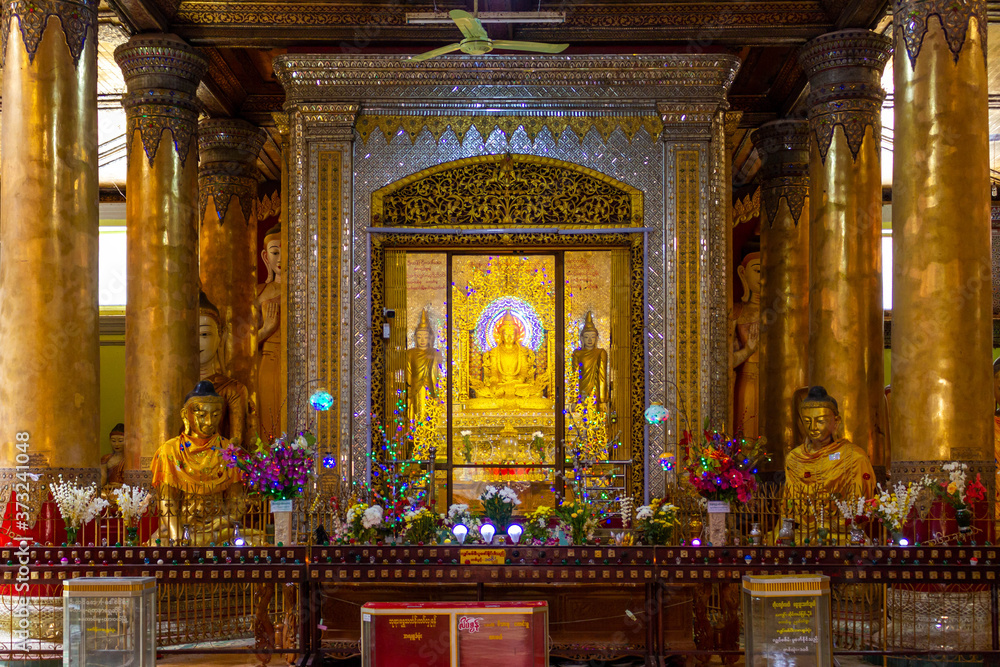 Buddhist temple in Dawei, Myanmar