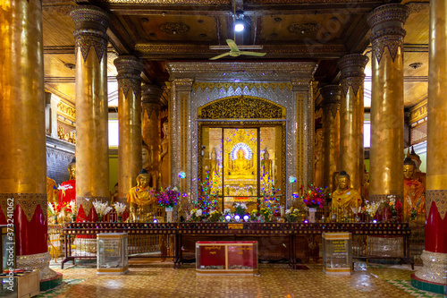 Buddhist temple in Dawei, Myanmar