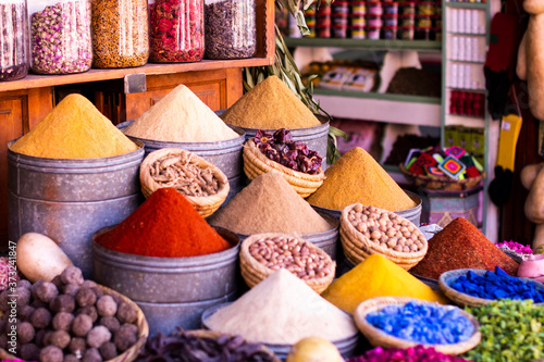 Spice market in Marrakesh
