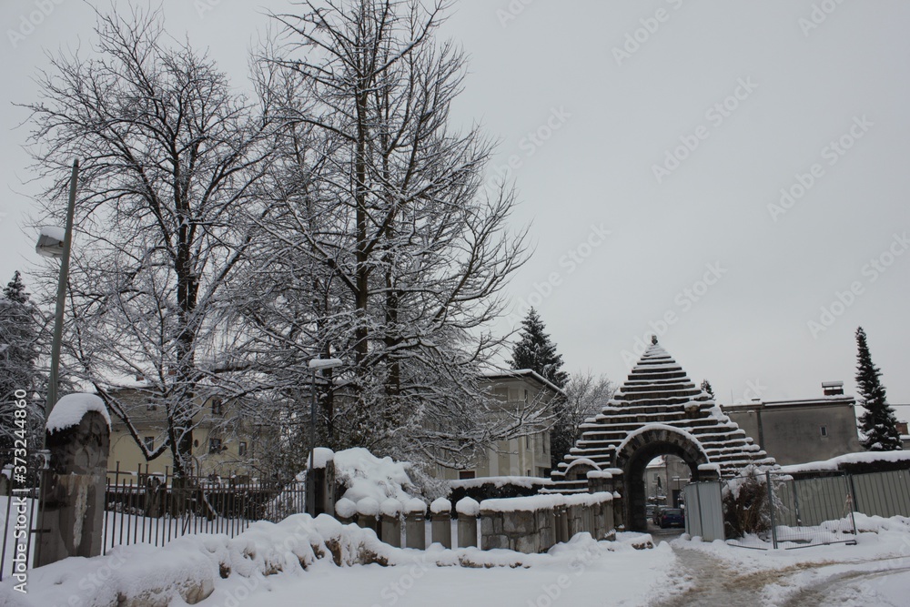 Obraz premium Ljubjana nevada