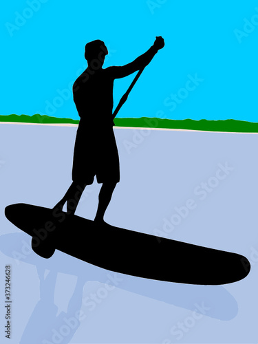 Stand-up paddle