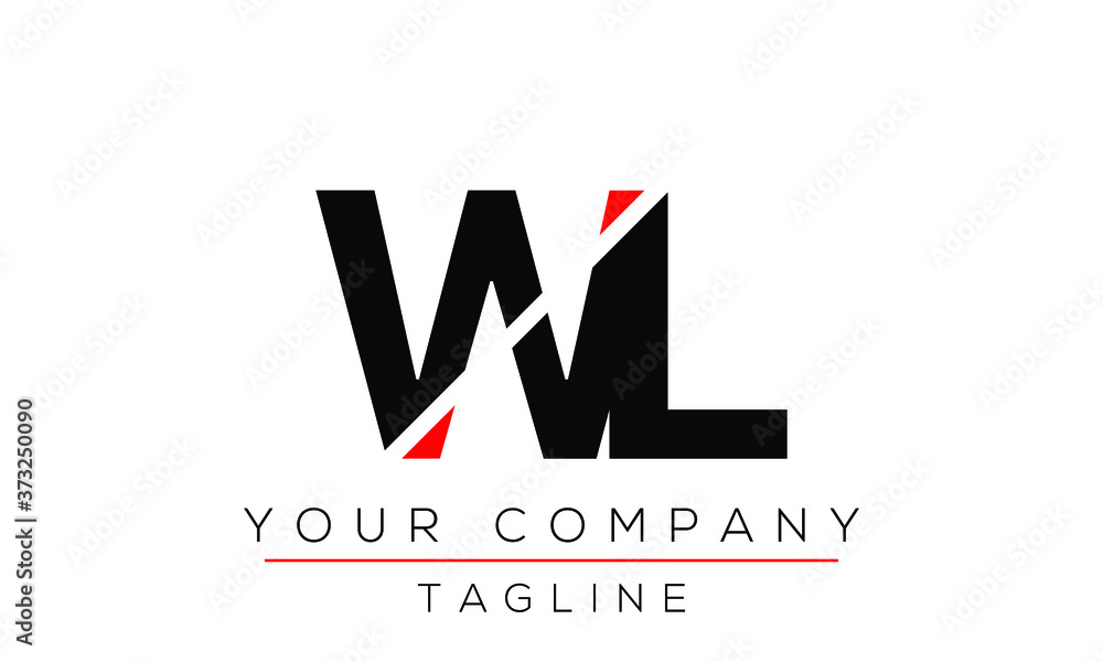 Letter WL Logo Design, Creative Modern Icon LW W L