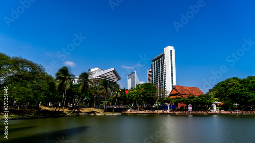 Bilde på lerret Vibrant beautiful Shah Alam City panorama view in Selangor