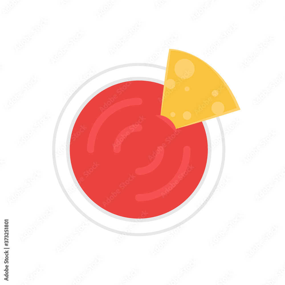 Nacho vector. Nachos on white background. sauce cup vector. Nacho vector. Nachos on white background. sauce cup vector.