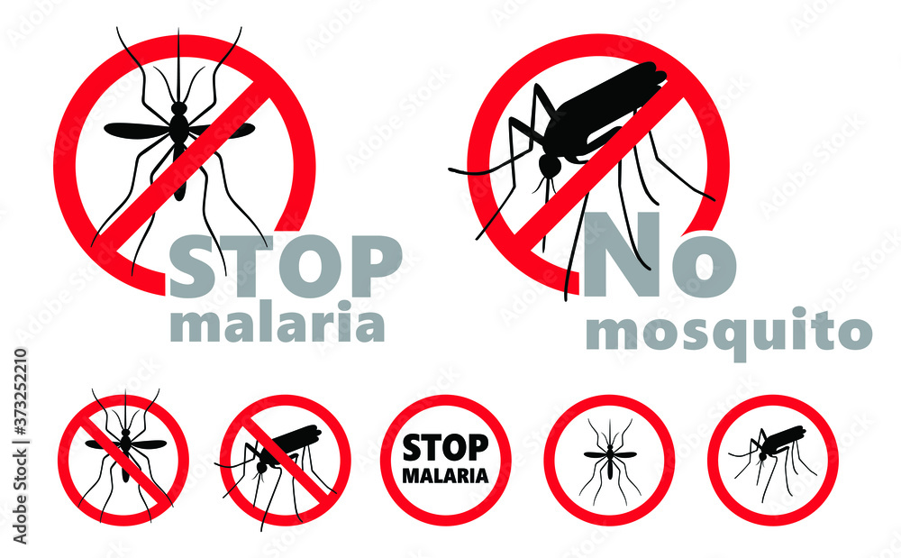 Stop malaria mosquito, dengue or zika virus alert. World malaria day on April 25. Vector signaling seamless pattern. Insect bite, blood infection ( illness ). Stop malaria mosquito, dengue or zika virus alert. World malaria day on April 25. Vector signaling seamless pattern. Insect bite, blood infection ( illness ).