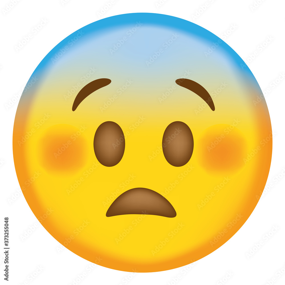 Vector emoji. Sad face. Sad vector emoji. Sad emoticon. Cute emoticon isolated on white background. Vector emoji. Sad face. Sad vector emoji. Sad emoticon. Cute emoticon isolated on white background.