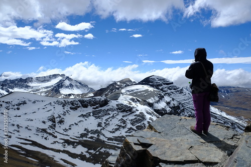 Bolivia La Paz Chacaltaya - Panoramic view from Chacaltaya mountain peak photo