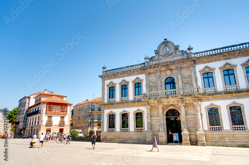 Pontevedra landmarks  Galicia  Spain