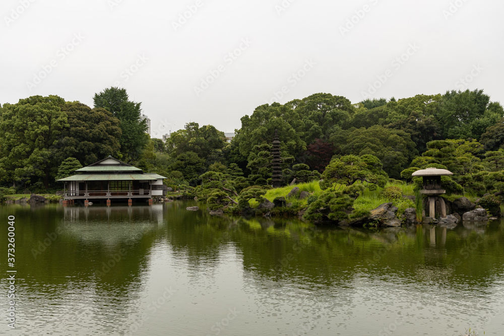 清澄庭園, 日本庭園