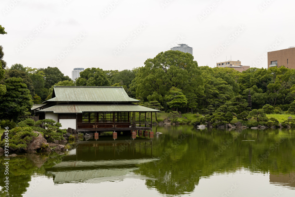 Obraz premium 清澄庭園, 日本庭園