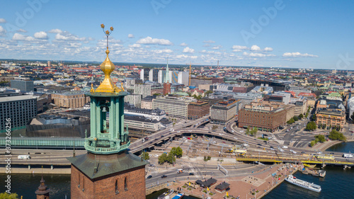 Canvas Print Sweden / Stockholm City / Stockholm Stad / Stockholm stadhuset / Stockholm City