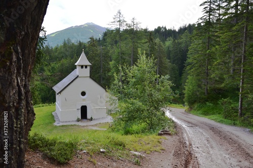 A small chapel in the woods