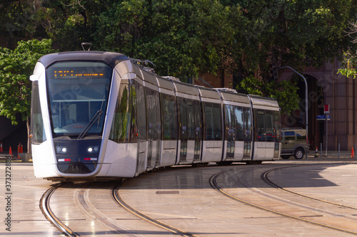 passenger transport train known as VLT in Rio de Janeiro.