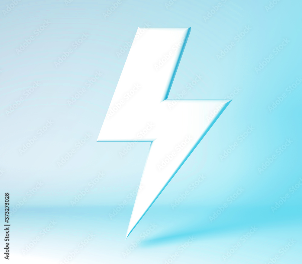 lightning symbol on white lightning symbol on white