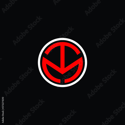 Free Download TM T M MT logo letter logotype icon font monogram, elegant classic vintage retro style black letter logo design with circle. MT Letter Logo Design Template Vector TM Logo Template Vector  - GFXLoad