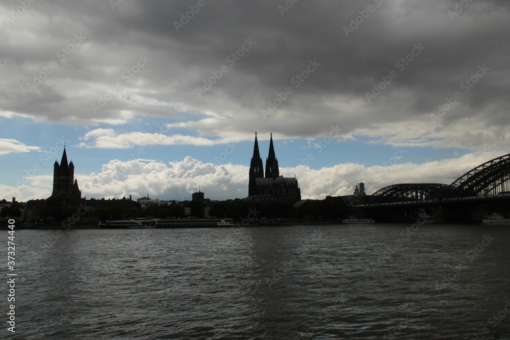 Sommer der Wolken über Köln