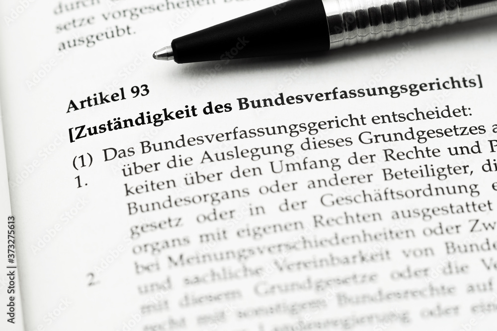 Zuständigkeit des Bundesverfassungsgerichts Grundgesetzartikel Zuständigkeit des Bundesverfassungsgerichts Grundgesetzartikel