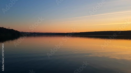 Wallpaper Mural Lake at sunset Torontodigital.ca