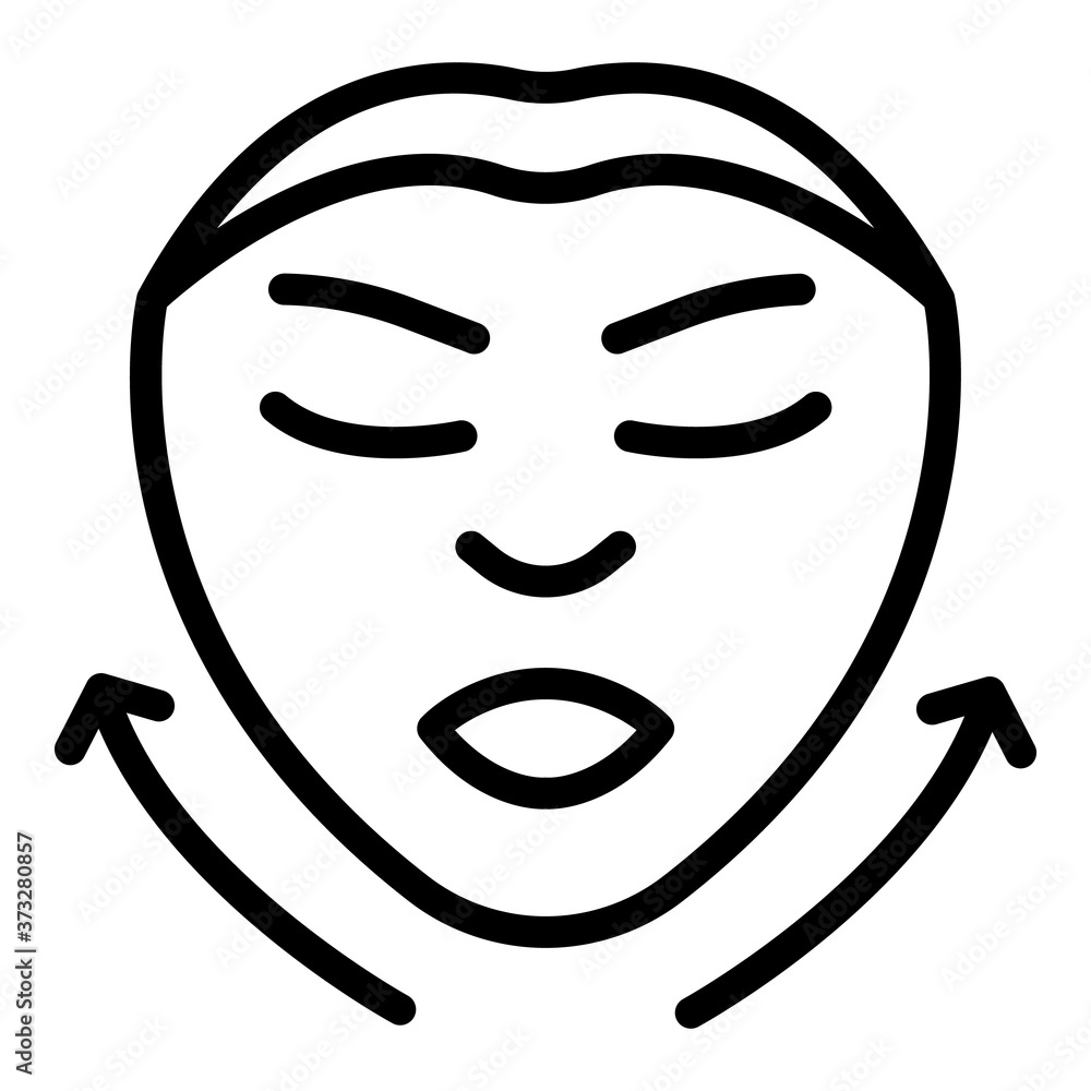 Wrinkles treatment icon. Outline wrinkles treatment vector icon for web design isolated on white background Wrinkles treatment icon. Outline wrinkles treatment vector icon for web design isolated on white background