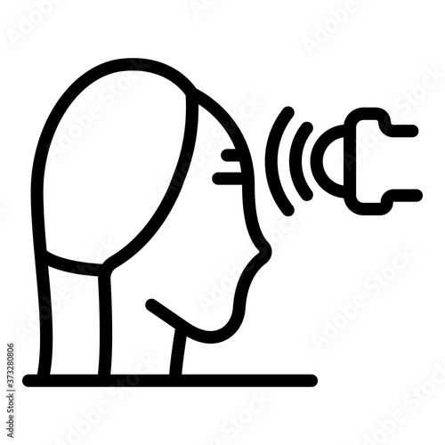 Wrinkles ultrasound icon. Outline wrinkles ultrasound vector icon for web design isolated on white background