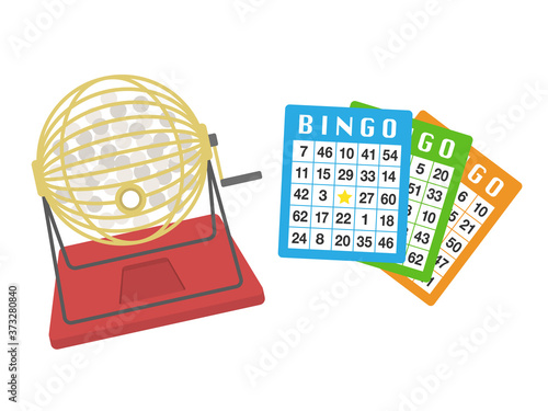 ビンゴゲームのイラスト