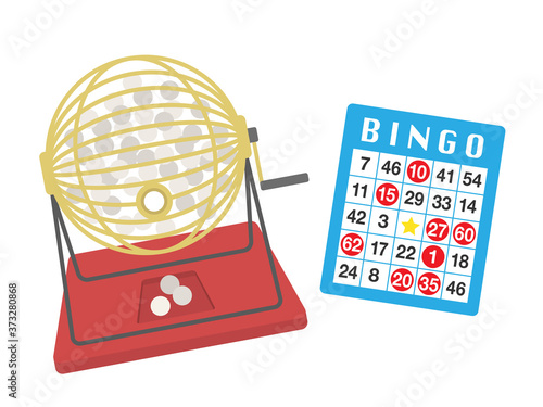ビンゴゲームのイラスト