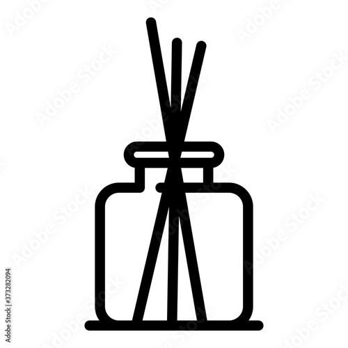 Home freshener diffuser icon. Outline home freshener diffuser vector icon for web design isolated on white background