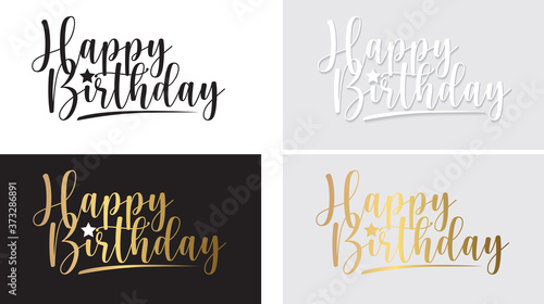 happy birthday luxury templates