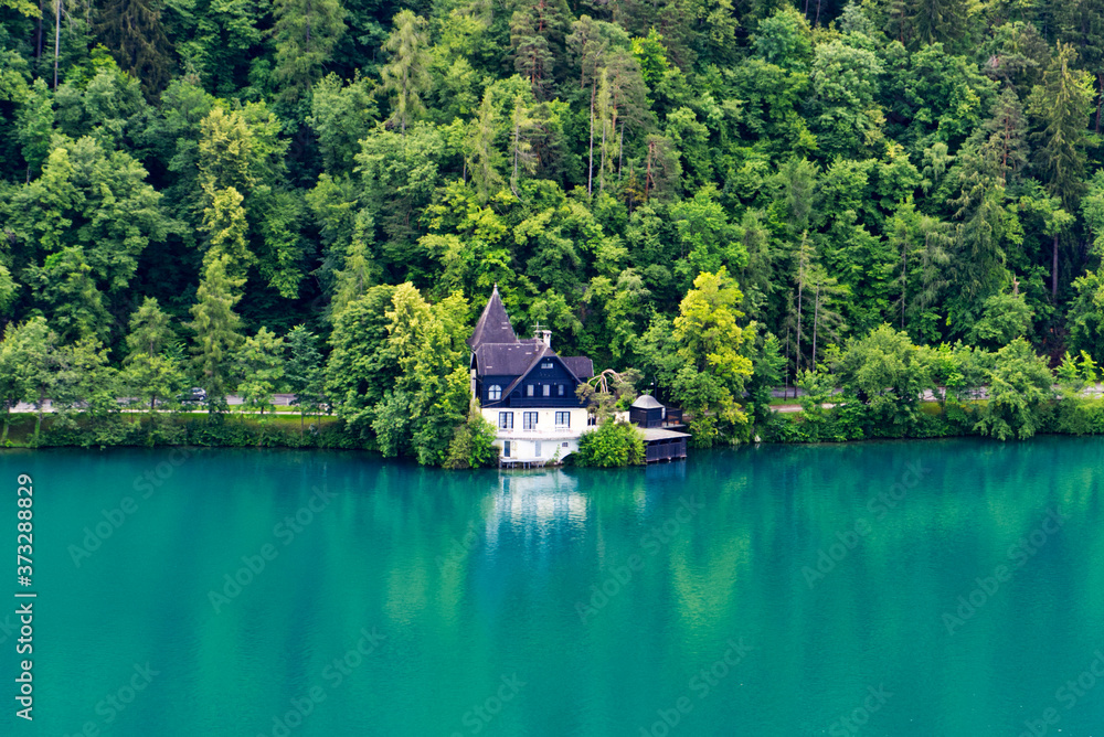 Fototapeta premium Historical old house in Bled, Slovenia.