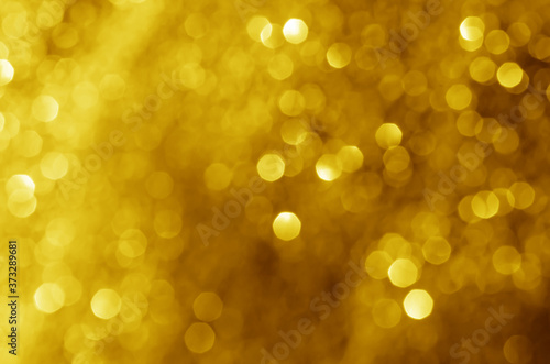 glitter light sparkle yellow golden gorgeous bokeh defocused abstract background shiny.