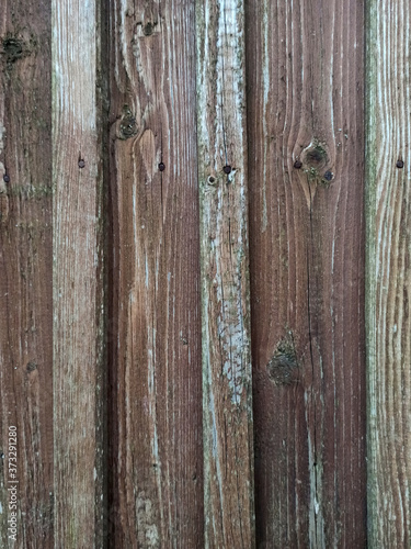 Wooden background texture of old rustic  fence