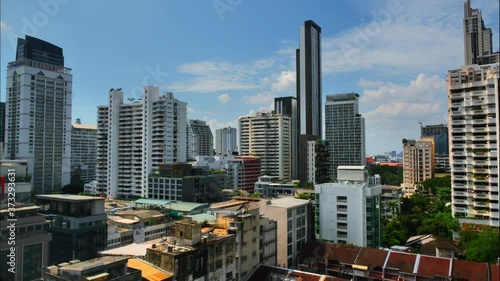 Time lapse at Bangkok city 