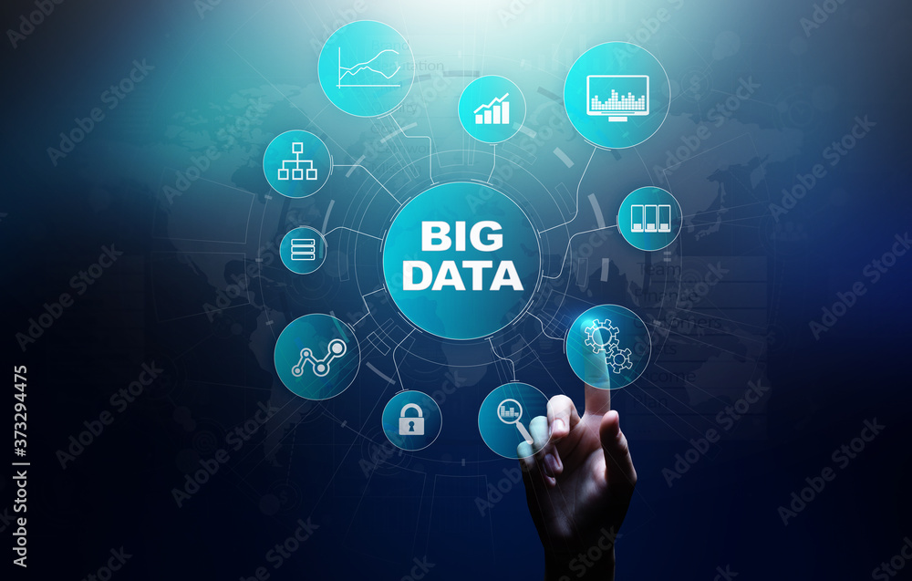Big data analytics platform, business intelligence and modern technology concept on vitual screen. Big data analytics platform, business intelligence and modern technology concept on vitual screen.