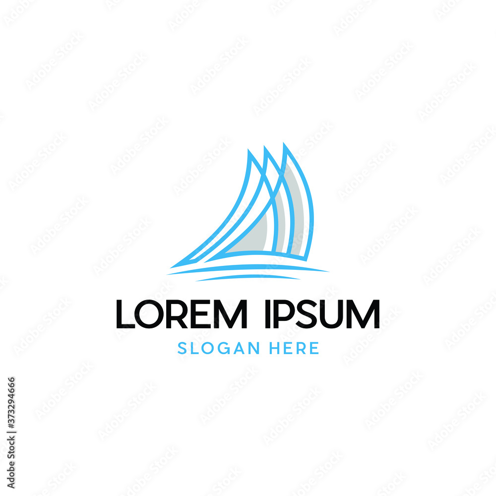 sailing boat logo design vector inspiration, Sail boat logo design vector based template illustration sailing boat logo design vector inspiration, Sail boat logo design vector based template illustration
