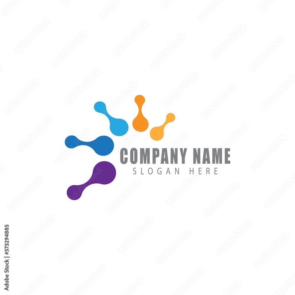 Molecule vector illustration design Molecule vector illustration design