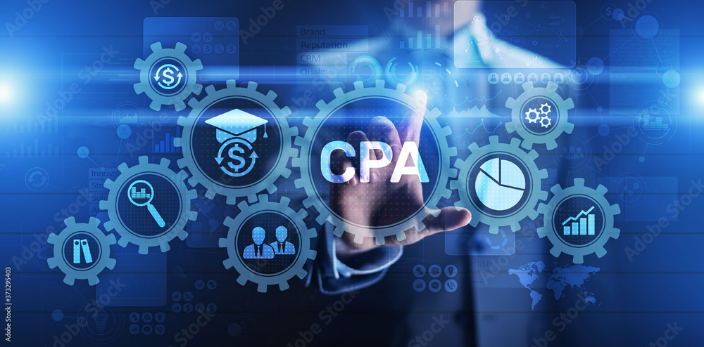CPA Certified Public Accountant Audit Business concept on virtual screen. CPA Certified Public Accountant Audit Business concept on virtual screen.