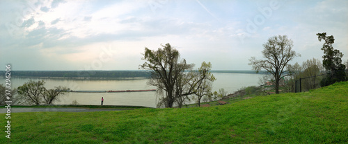 Mississippi River traffic, Vicksburg National Military Park