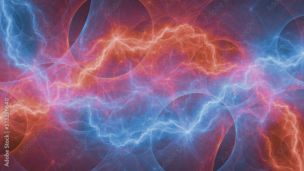 Hot and cold fractal lightning, plasma elements