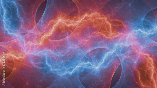 Hot and cold fractal lightning, plasma elements