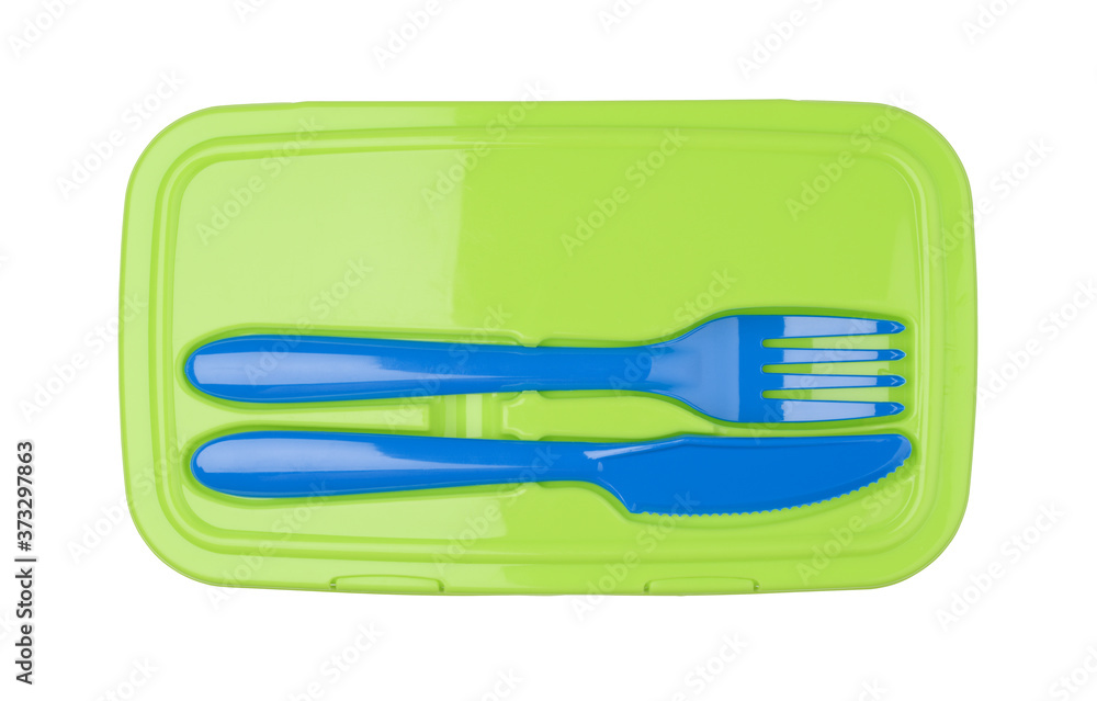 Plastic food container isolated. Plastic food container isolated.
