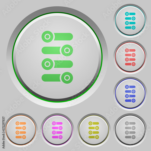 Fine tune push buttons