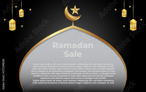Kareem Ramadan Sales Design. Vector For promotional banners, advertisements, leaflets, invitations, posters, brochures, discounts, sales offers, with abstract backgrounds.