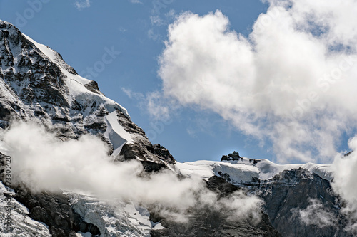 Top of Europe. Jungfraujoch, berner Alpen, Gipfel, Schnee und Eis, Tourismus, Jungrau Region, Grindelwald, Lauterbrunnen, kleine Scheidegg, Schweiz