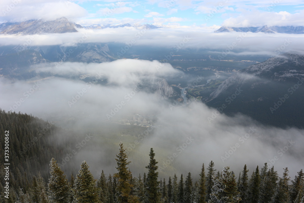 Views from Sulphur Mountain Banff