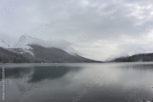 Moraine Lake in winter -  Alberta Canada © Andy