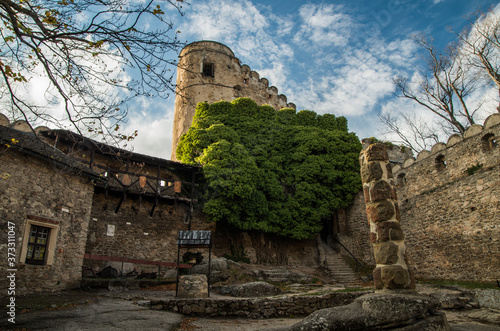 Chojnik, old castle in the mountains, Poland